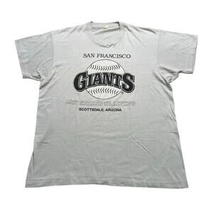 Vintage 1987 San Francisco Giants Spring Training T-Shirt Scottsdale AZ USA XL